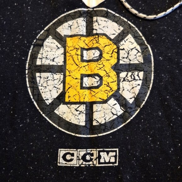 Boston Bruins women's size Medium black long sleeve shirt VGUC - Picture 2 of 6